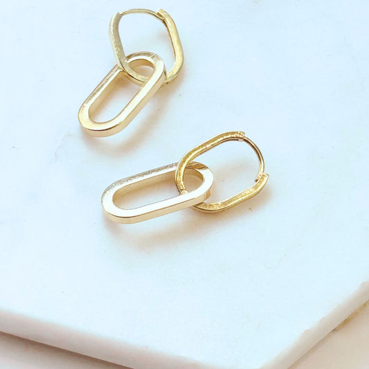 Double Oval Earrings | Dangle Jewelry