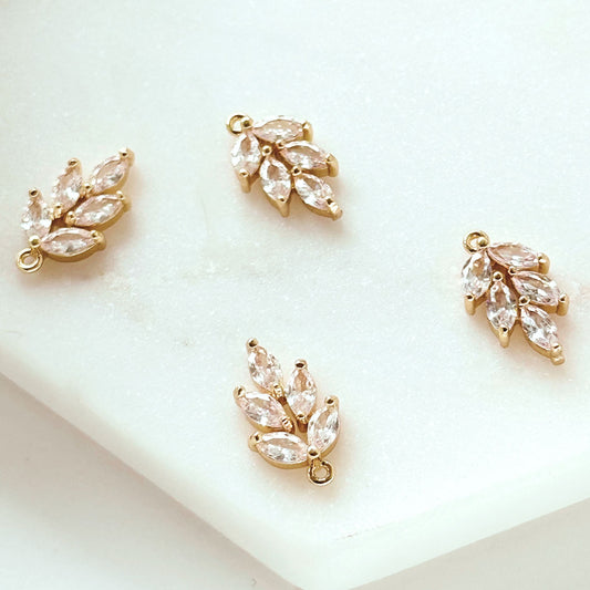 Sparkle Leaf Charm
